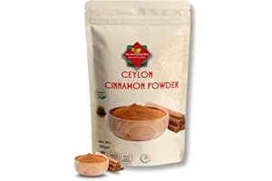 THE WORLDWIDE MINT Ceylon Cinnamon Powder | Ethically Sourced 100% Authentic True Ceylon | Cinnamon Ground | Dalchini Powder | Premium Quality | Natural | Non GMO| Vegan | No additives | No Preservatives | 100G