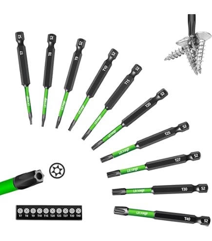 9 Punte Esagonali Magnetiche 75 Mm Per Avvitatore - Set Per Avvitatori A Batteria E Percussione - Foto 3