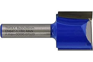 Tivoly XT60642067844 - Fresas para desbrozadora recta, 2 cortadores de diamante, 22 mm de diámetro, color azul