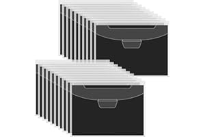 Wobekuy 20 Stück magnetische Blätter und Umschläge für die Aufbewahrung von Stanzformen transparente Kunststofftaschen und zuschneidbare Gummi-Magnetblätter für die Aufbewahrung von Stanzen