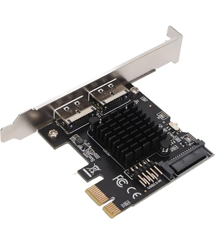 Carte PCMCIA CardBus 2 Ports ESATA 3G/s – Chipset Initio INIC 1620TA2 + Cordon Offert