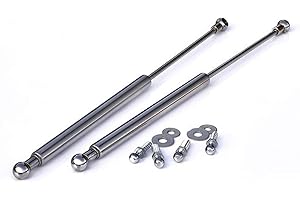 GOINGFAST Pour VW Golf 3 4 Cabriolet Break Vento Vérins Amortisseur Capot Inox Chrome