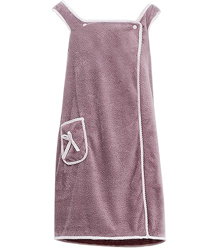 TCNGKIJIUK Robe Serviette De Bain Femme Fille Serviette De Bain En