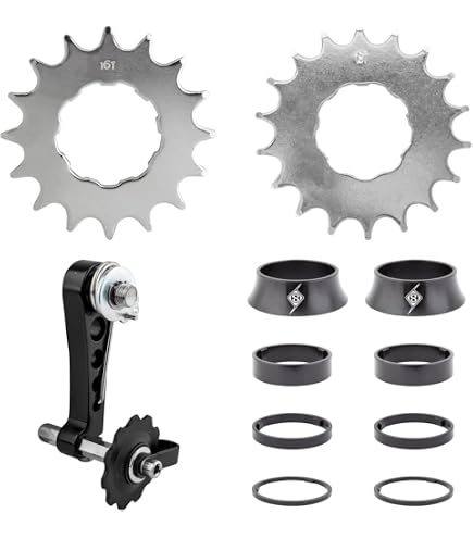CyclingDeal Singlespeed-Ritzel 17 Zähne – Kompatibel Mit Shimano Freilauf, 1/2" X 1/8" Kette