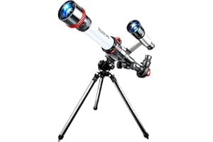 LUCKME UK Students And Children Small Telescopes for Astronomy Beginners Gifts High Power Refraction Telescope with Tripod Portable Monocular Scope Floor Standing for Space Observation Stock