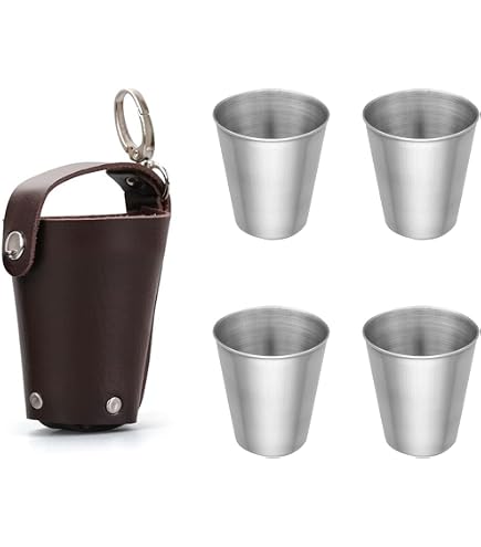 thumbnail image 2 of HAC24 96-Pack Stainless Steel Shot Jars – 2cl (20ml) With Stamper – Dishwasher Safe 2 of 5