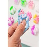 Hyd 3 Adet Oyuncak Mini Squishy Kedi Patisi 4Cm Sukuşi Pati Pullu Pati Eğlenceli Oyun