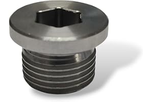 WELDRACINGPARTS Tapon sonda lambda M18x1,5 de acero inoxidable