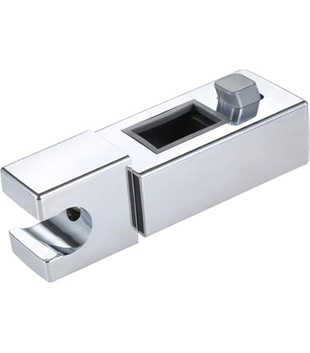 Rail De Pomme De Douche Chromé, Supports Coulissants Réglables 22-25mm, Support Rapide Pour Barre Market, 1 Pièce