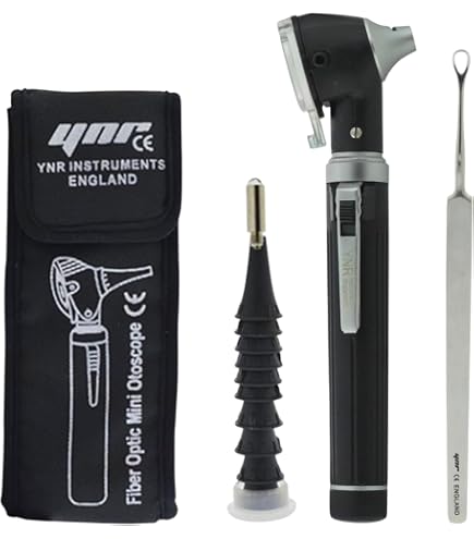 F.O Mini Otoscope Auriscope Fiber Optic ENT Medical Diagnostic