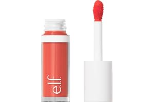 e.l.f. Camo Flytande blush, långvarig flytande rouge för högpigmenterad färg, ger en mjuk, doprig finish, vegansk och djurförsöksfri, dusty rosé