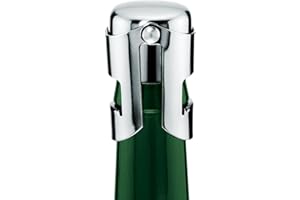 BREDEMEIJER Leopold Vienna korek do szampana ze stali nierdzewnej, srebrny, 12 x 17,5 x 0,6 cm