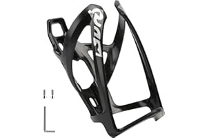Bike Bottle Holder LBMONKEY Bike Bottle Cage with Bike Bottle Screws Water Bottle Holder for Bike Road MTB Sturdy Bike Drinks Holder Set (1pk bike bottle cage, Black)