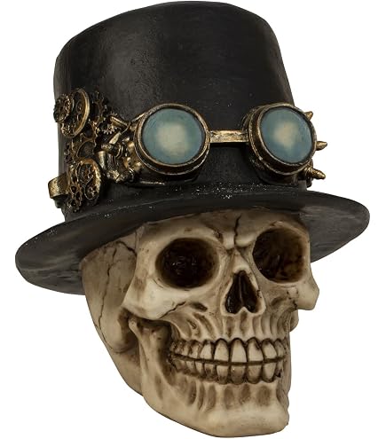 Deko Skulptur Büste Silber Auf Schwarzem Sockel 22cm – Unique By