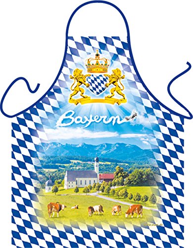 Bayern Bayrisch Alpen de Baviera Prealpes - Fun Diseño Delantal - con CERTIFICADO DE REGALO.