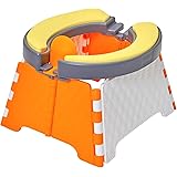 Töpfchentraining für Kinder, INSOUR Töpfchentrainer für Jungen und Mädchen, faltbares Reisetöpfchen für Kinder mit Reinigungs