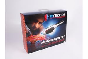 HAPPY GLOBE Penna 3D per bambini | 3D pen | Penna 3d professionale kit compl. con filamento 3D | 3D printing pen | Penna 3D filamenti | Con 2 ricariche penna 3D (Set completo)