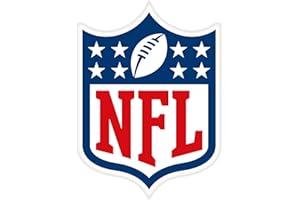 Herding Cojín con Forma contorneada con diseño de Escudo de la NFL, 36 x 26 cm, 100% poliéster, Color Azul y Blanco, cojín con Forma