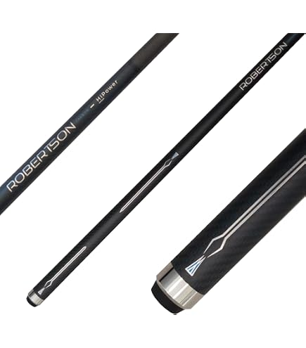 PODAYUDE Karbonfaser-Poolqueue 3-teilig - 147,3 Cm, 12,9 Mm Spitze, Uni-Loc Gelenk, Für Break & Jump