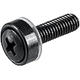 Gator Rackworks Standard Size Rack Screws; 25 Pack (GRW-SCRW025), Black