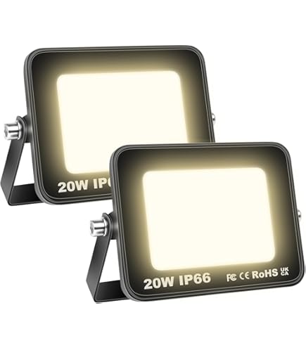 Luce Sicurezza Esterno Faretto LED Esterno 50W 6000K Bianco Freddo - 5000LM, IP66 Impermeabile, Super Luminoso Per Sicurezza Giardino Illuminazione Sicurezza - Foto 6