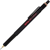 Rotring 800+ İki Fonksiyonlu Mekanik Gizli U&ccedil;lu Kurşun Kalem Siyah,0.5 mm