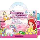 Lino Tekrar Tekrar Kullanılabilen Sticker Princess Garden