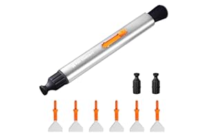 K&F Concept Kit do Czyszczenia dla Obiektywu,9 w 1 zestaw długopisów do czyszczenia aparatów DSLR, soczewki, filtry, soczewki dronowe,Podwójne pióro do czyszczenia końcówki,wykonane z Aluminium, 6 kurków pełnej ramki