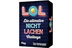 LOL – Die ultimative Nicht-lachen-Challenge: Das Kartenspiel. Mit den besten Witzen, Flachwitzen, Scherzfragen. Partyspiel fü