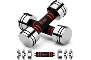 ‎NORTHDEER Northdeer Stahl Kurzhanteln - Ultrakompakte Einstellbare Hanteln 2,5kg 5kg 7,5kg 10kg 15kg 25kg mit Schaumstoff-Griff - Innovative Stahlhantel für Zuhause