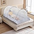 Felenny Foldable Mosquito Net, Single Pop up Mosquito Net Tent Lightweight Portable Easy Setup Mosquito Tent for Home Camping Travel Dorm