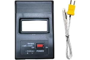 Mengshen Digitales Temperaturmessgerät (-50 Bis 1300 ° C), K-Typ Thermometer + Sonden, TH07