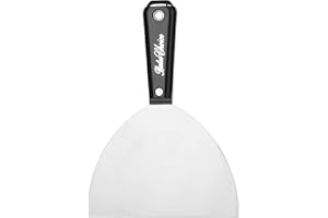 BATES CHOICE Bates 6 Inch Flexible Drywall Spackle Knife - Paint & Metal Scraper, Wall & Putty Scraper
