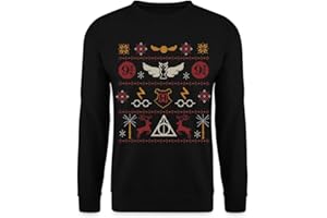 Spreadshirt Harry Potter Ugly Christmas Sweater Design Unisex Sweatshirt