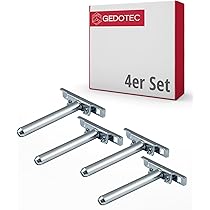 Gedotec Console Pour Charges Lourdes Aluminium Argent Mat