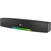 Lecoo DS109 10W Bluetooth Kablosuz RGB Aydınlatmalı Hoparl&ouml;r - Masa&uuml;st&uuml;, PC, TV, Laptop Uyumlu, USB/SD Kart/AUX Girişi, 360&deg; 