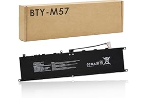 BLESYS 65Wh BTY-M57 Batterie pour MSI GP66 GP76 Leopard 10UE 10UG 10UH 11UE 11UG 11UH pour Vector GP66 GP76 12UE 12UG 12UH 12UGS 12UHS 12UHSO 12UEO 12UGSO GP66HX GP76HX 12UGS 12UHS Series