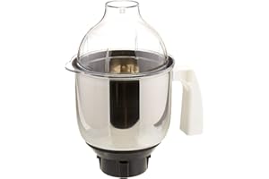 Preethi MGA 513 Mixbecher für Eco Twin, Eco Plus/Chef Pro und Blue Leaf, 1,50 Liter, Silber