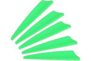 PATIKIL Arrows Vanes Arrow Fletching Archery Arrow Feather Shield Fletch for DIY Target Shooting