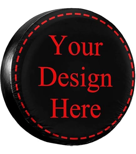 Spare Wheel Cover With Bag - Personalized - View #3