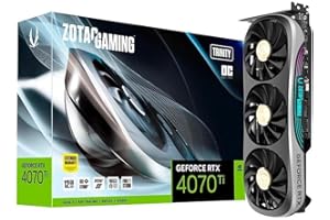 ZOTAC Tarjeta Gráfica GeForce RTX 4070 Ti Trinity OC 12 GB GDDR6X 12 GB RAM GeForce RTX 4070 Ti GEFORCE RTX 4070