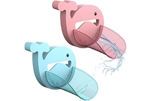 DISNACE 2 Prolunga Rubinetto Bambini,Bambini Estensore del Rubinetto,Rubinetto Bambini,Extender Rubinetto per Bambini,Rubinetto Extender per Bambino Lavaggio a Mano Acqua Ugello Extender Cucina Bagno