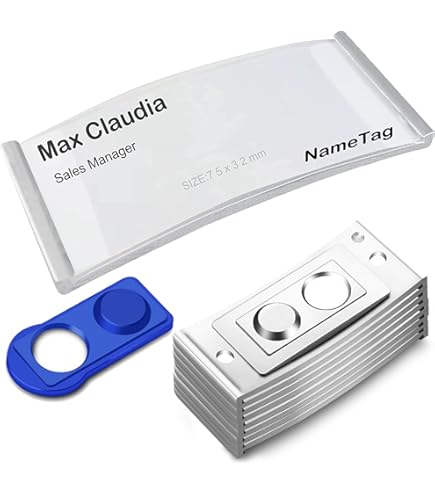 Badgepoint Polar30 Name Badges (70 X 30 Mm, 5 Signs With