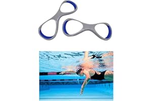 AKEMAIO 1 Paar 8 Wort Unterarm- Fulcrum Fin Korrektive Freestyle Arm Teaching Hoch Elbow Swim Vernetzter Glove Schwimmzubehör für Schwimmlehrmittel