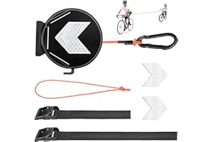 Vyanveo Corda da Traino per Bicicletta per Bambini e Adulti, 2M, Portata 120 kg, Nero