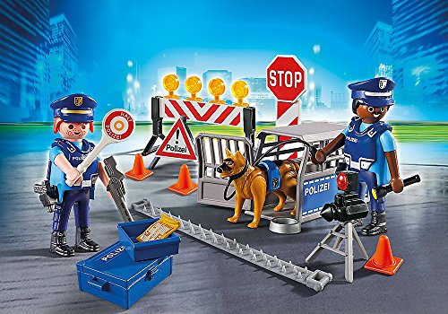 PLAYMOBIL® City Action 8 pcs. Set 6872 6873 6874 6875 6876 6877 6878 6879 Police Command Center with Prison + Police Car + Helicopter + Mounted Police + Patrol-Policebike + Policewoman + Road Block + Robber-Quad