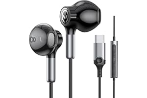 BENEWY Auriculares USB C para Samsung Auriculares con Cable USB C Conector HiFi Stereo In-Ear Auriculares USB Tipo C con Micrófono para Galaxy S23 Ultra S22 S21 S20 A54 iPad Pro Air 5 Google Pixel 7A OnePlus