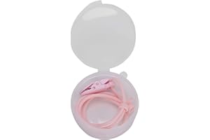 ZJCHAO Cordino per Apparecchi Acustici, Cordino per Apparecchi Acustici Cordino Elastico Anti-perdita in Silicone per Bambini, Apparecchio Acustico Anti-smarrimento Cordino per Appendere la Corda(rosa)