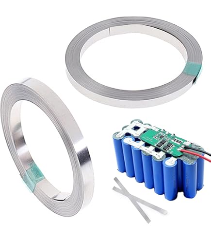 Nastro Di Nickel Puro 0.15x8mm X 10m - Per Saldatura Batterie 18650, 14500, Accessori Saldatura