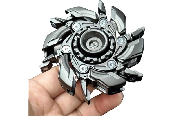Jouet de Décompression Rotatif Métallique, Fidget Spinner en Métal pour Adultes
